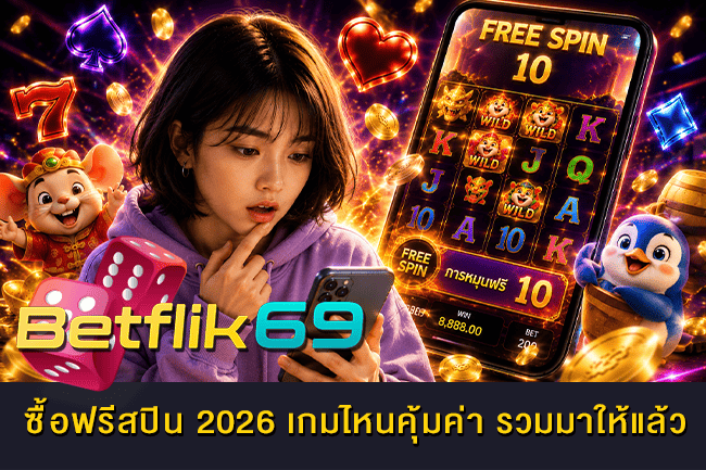 ซื้อฟรีสปิน 2026 เกมไหนคุ้มค่า รวมมาให้แล้ว เกมสล็อตแตกง่าย