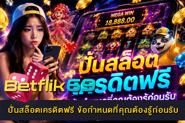 ปั่นสล็อตเครดิตฟรี ข้อกำหนดที่คุณต้องรู้ก่อนรับ