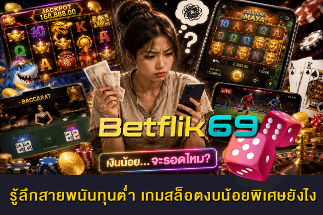 รู้ลึกสายพนันทุนตํ่า เกมสล็อตงบน้อยพิเศษยังไง